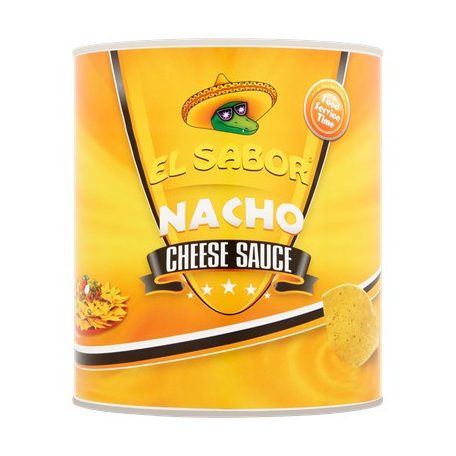 El Sabor Cheddar Sajtszósz 3 Kg Konzerv 