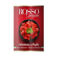   Polpa A Cubetti-Húsparadicsom 400G Rosso Gargano Riscossa kockaparadicsom