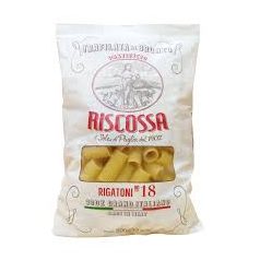 Riscossa Rigatoni 100% Grano Italiano 500Gr